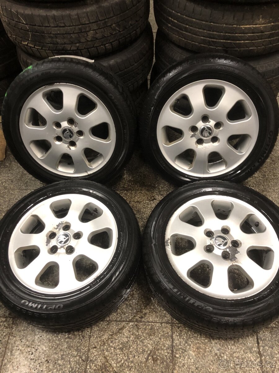 Alu kola r15” 5x100 Škoda č.13