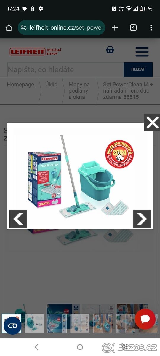 Power clean Leifheit mop
