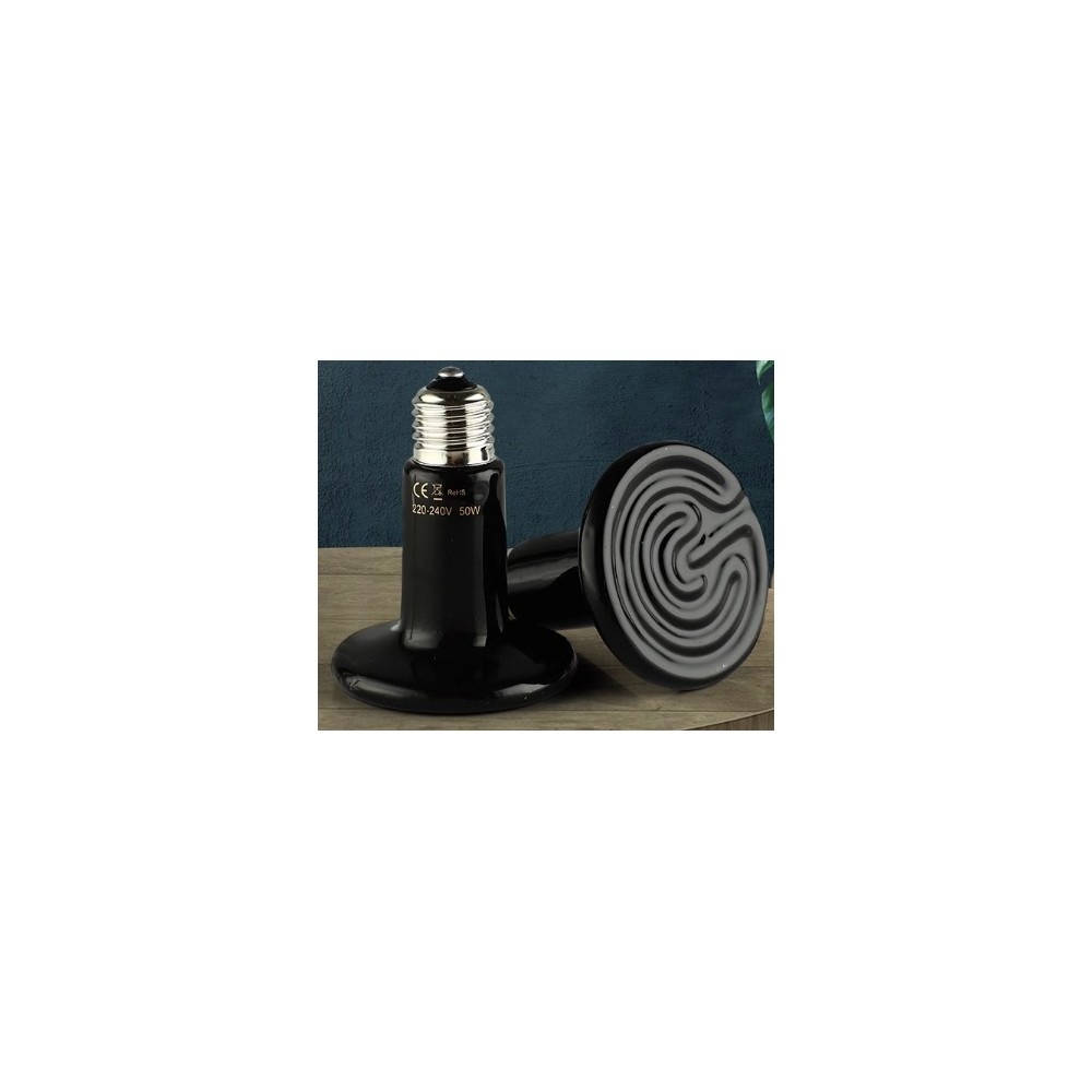 Keramická topná lampa 100W + objímka