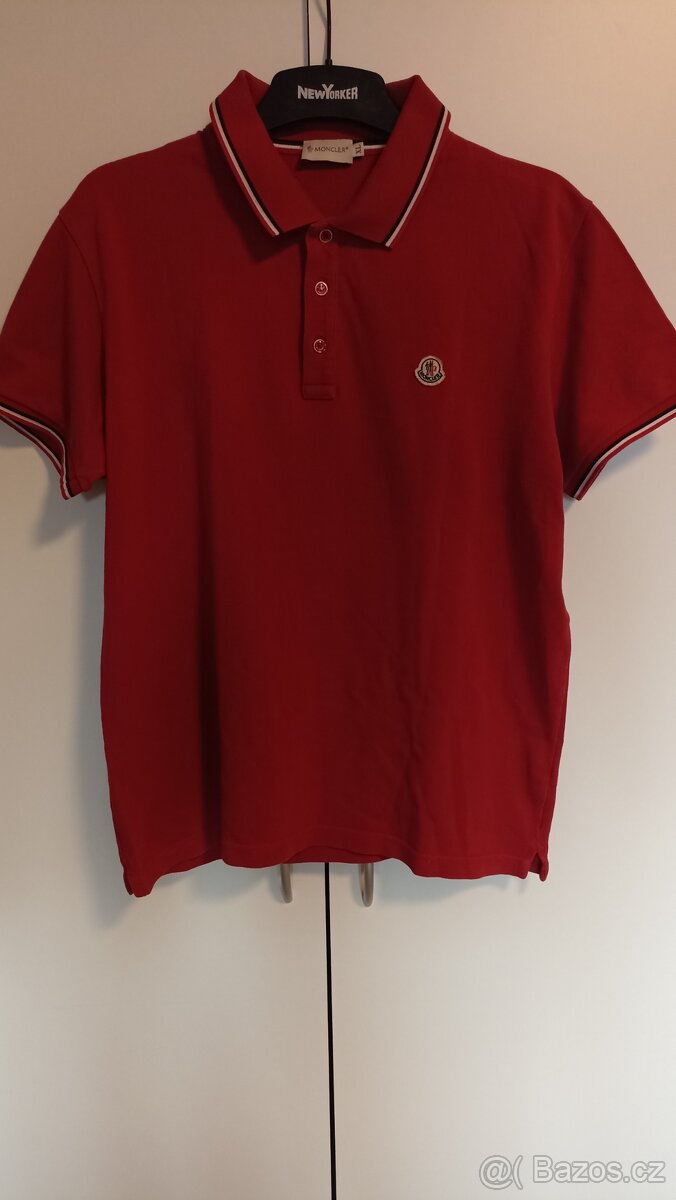 Moncler polotriko červené XL