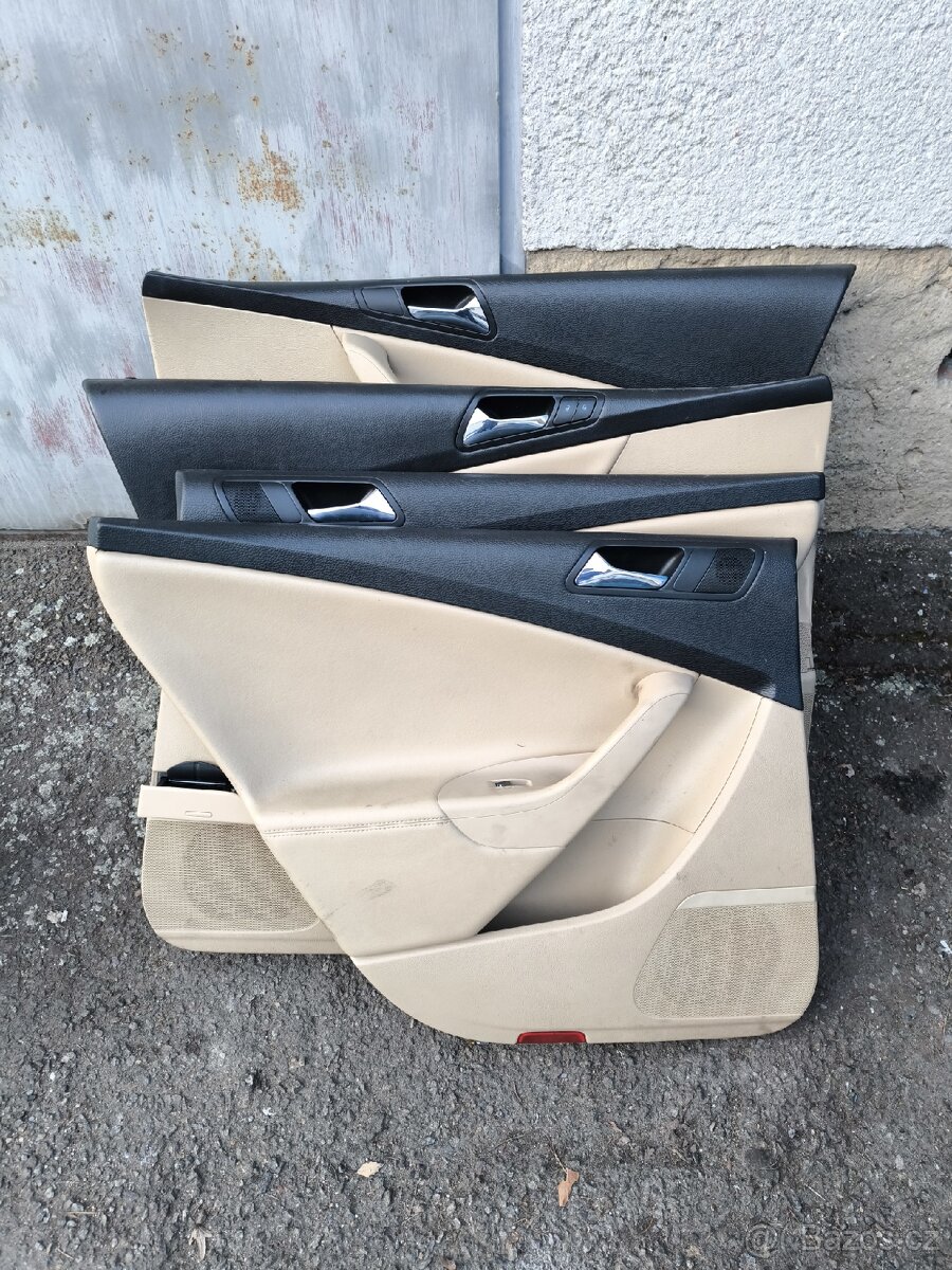 Passat B6 combi tapety kožené béžové
