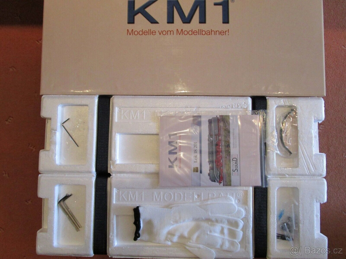 Parní lokomotiva KM1 BR 18 201 Gauge 1 101863 jako nová orig