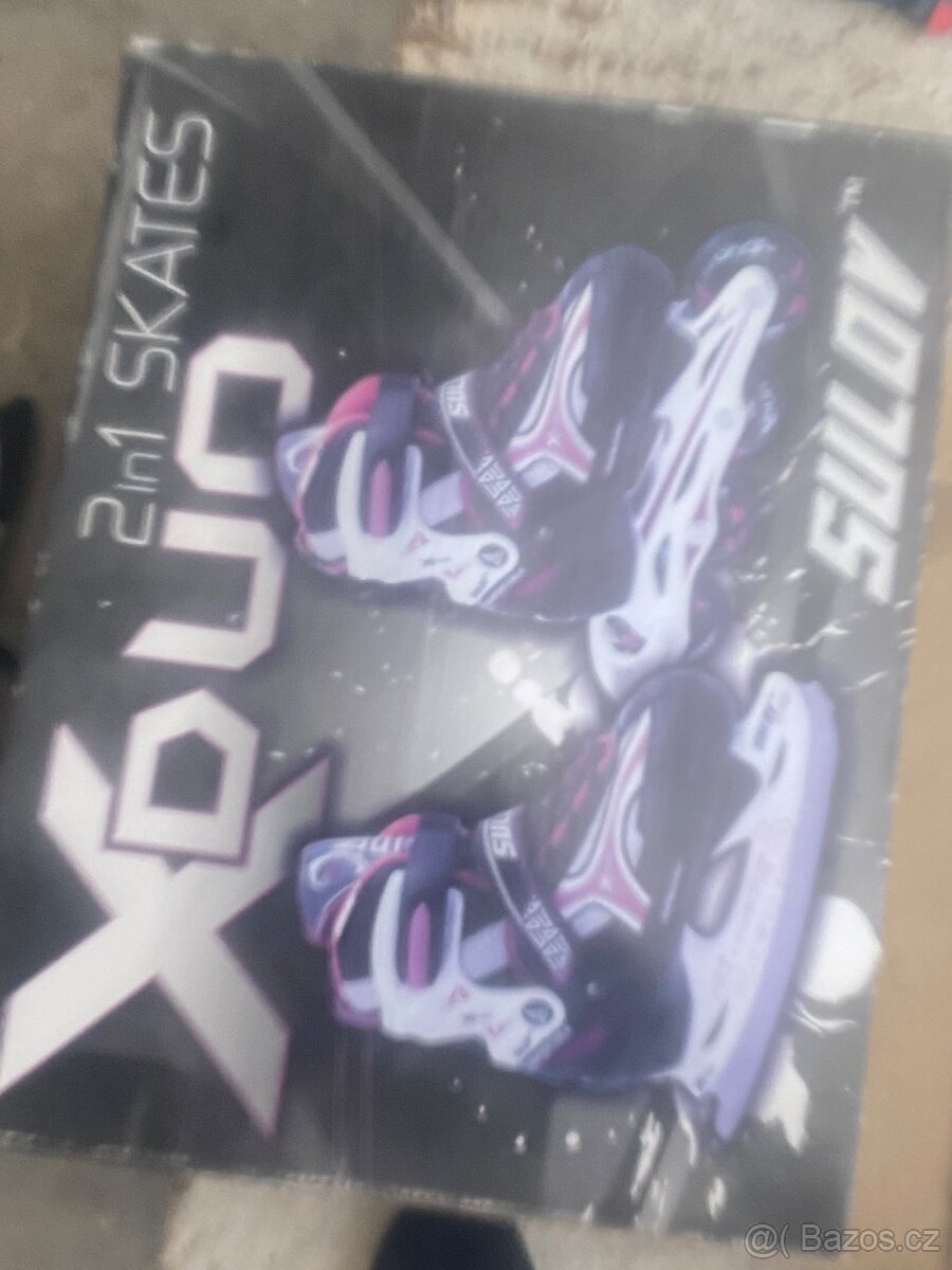 Xduo kolečkové brusle či brusle na led ( spodek se dá vymeni
