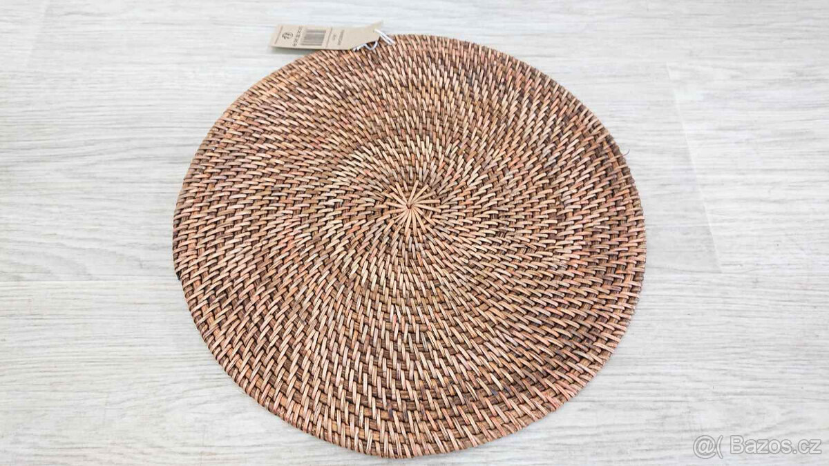Kulaté ratanové prostírání o 36 cm Tiseco Home Studio
