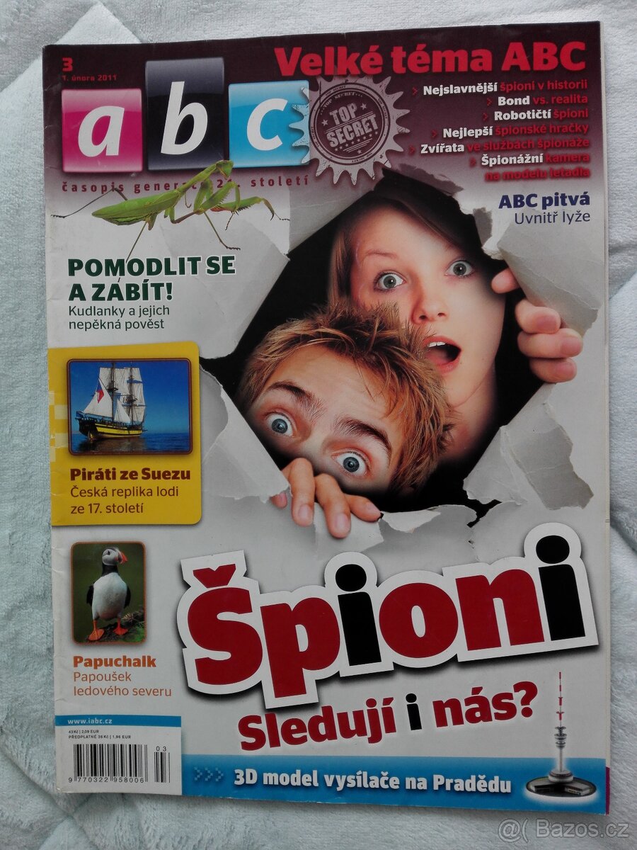 časopisy ABC kompletní z r. 2011 a 2012
