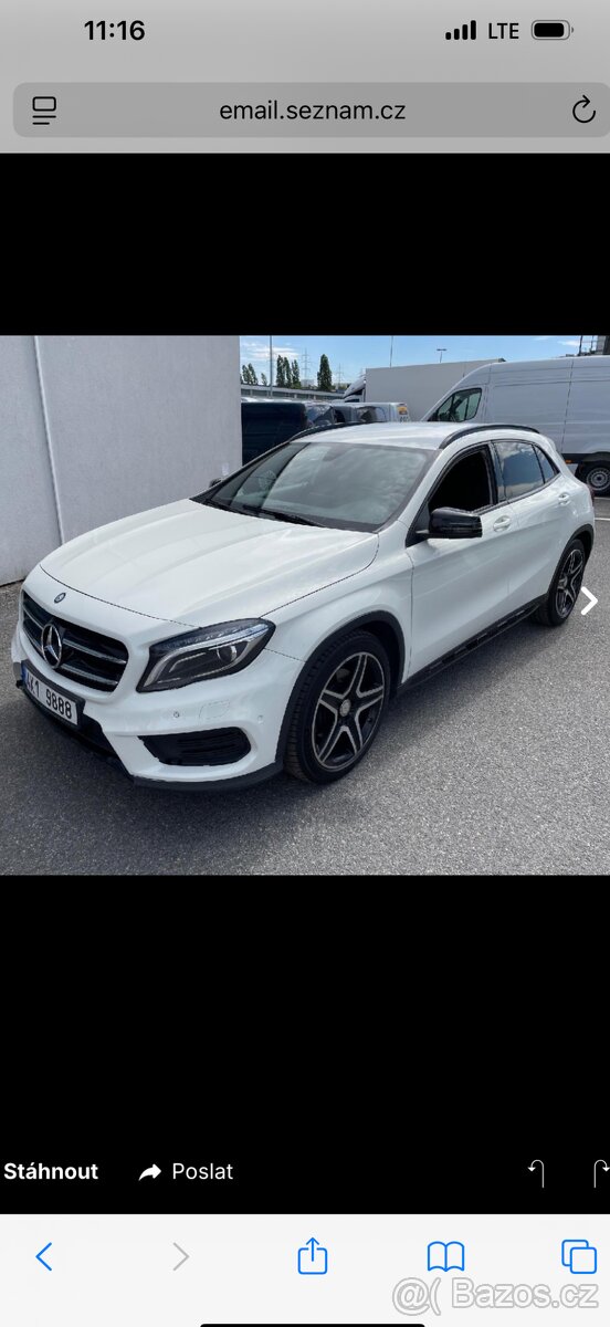 GLA 220d 4-MATIC 130kw,AMG PAKET,2016,94.000km,CZ,EXTRA STAV