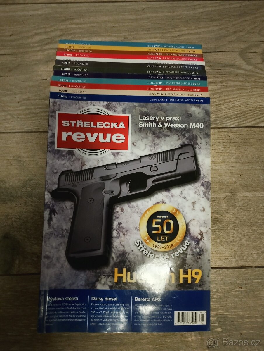 Komplet ročníky střelecká revue