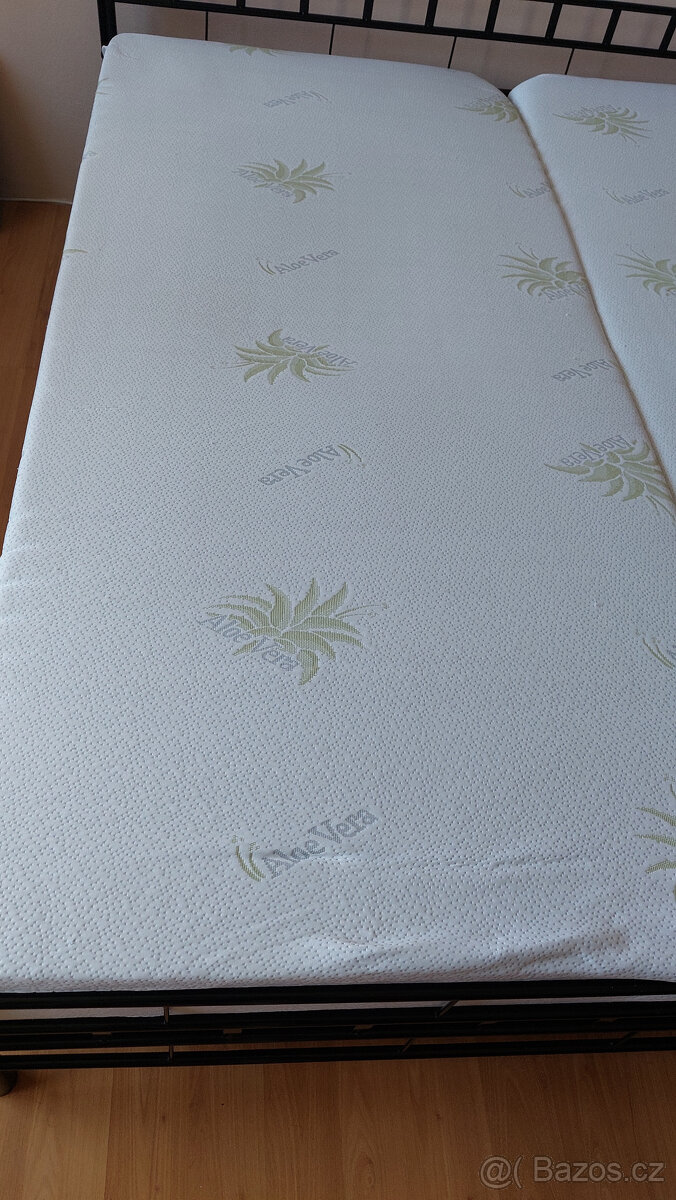 2ks matrace Orthopedic 200x90x22cm, Aloe Vera