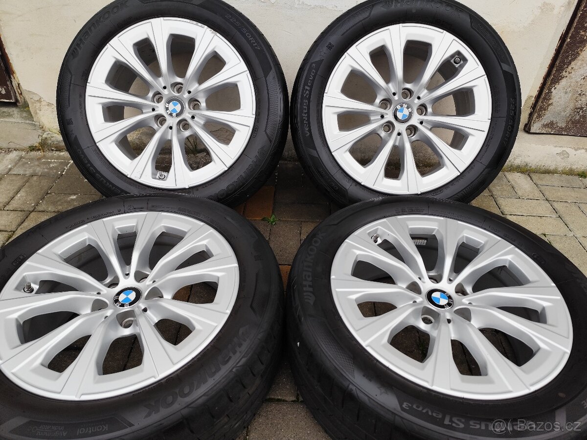 ALU 5x112 r17 BMW/VW/AUDI + LETNÍ PNEU - ZÁNOVNÍ SADA
