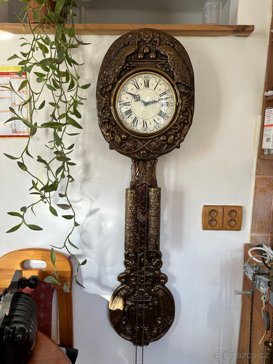 NÁSTĚNÉ HODINY  COMTOISE FRANCIE