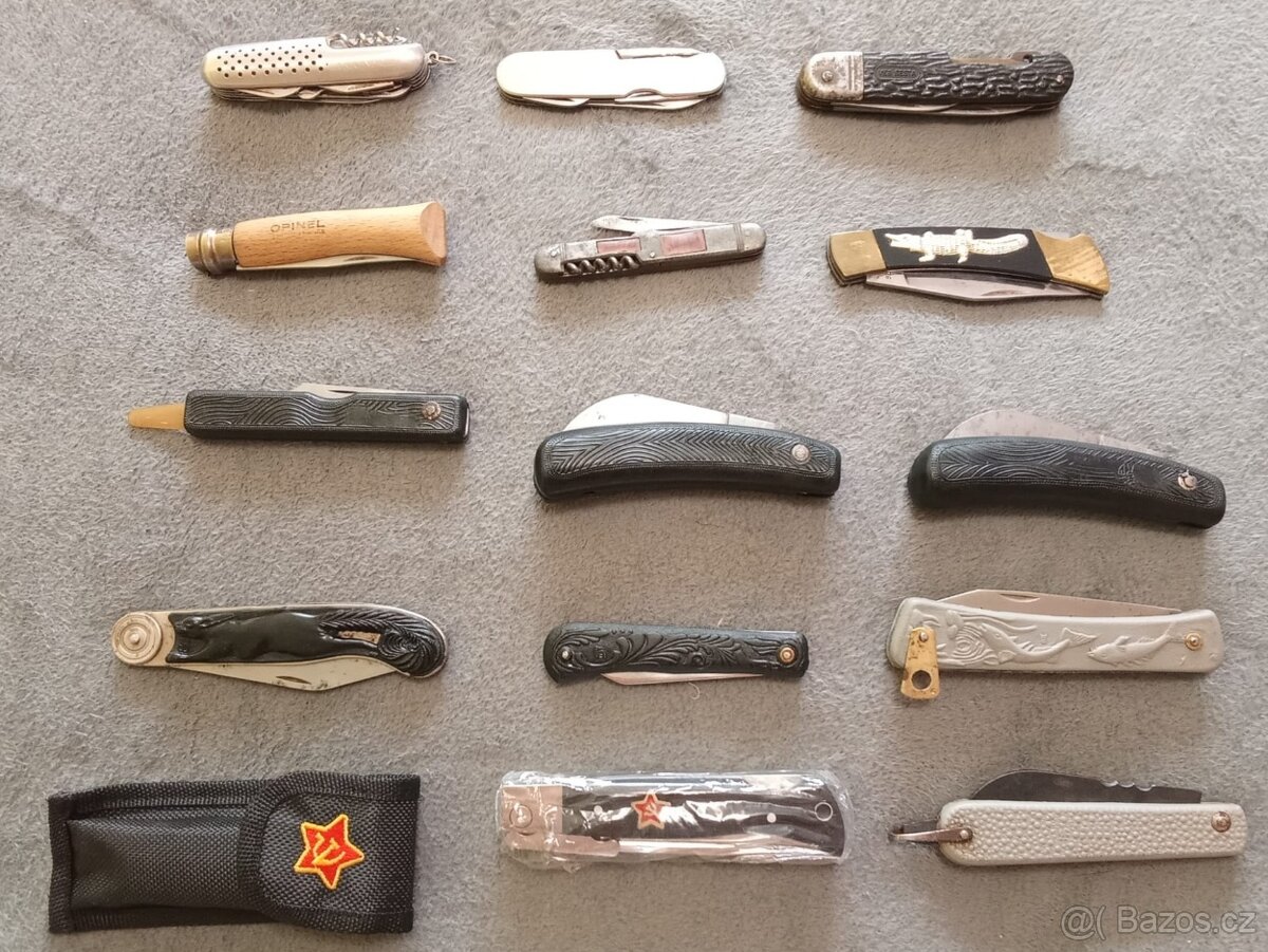 Staré zavírací nože