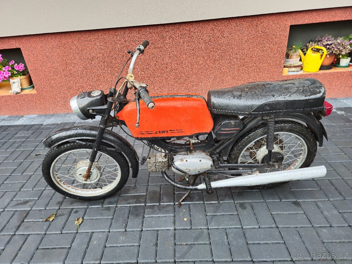 Jawa 23 Mustang bez TP, červený 1.