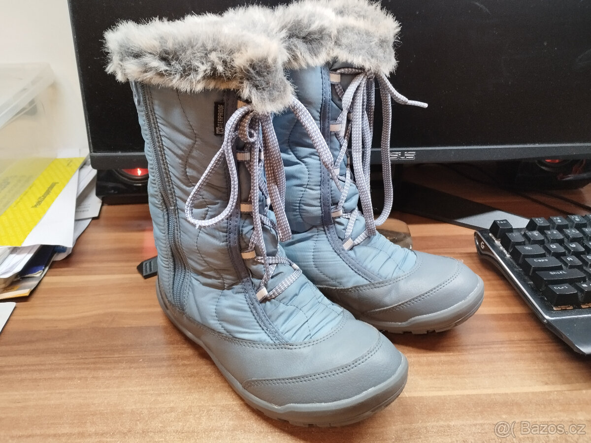 QUECHUA SH 500 36 dívčí nepromokavé sněhule