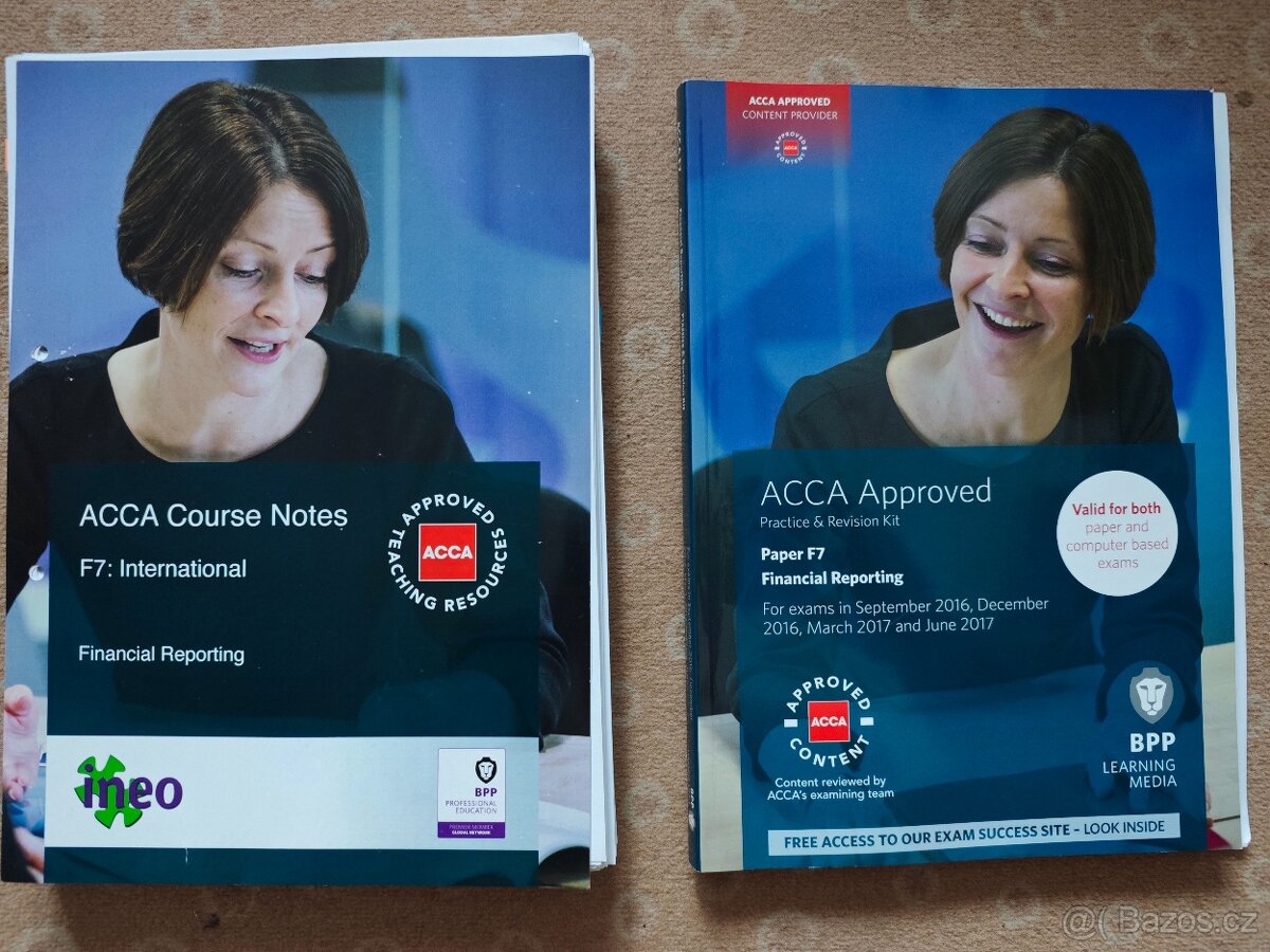 ACCA F7 Financial reporting Course notes+Practice kit