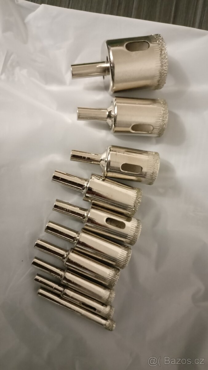 Diamantova korunka, vrták na dlaždice sada