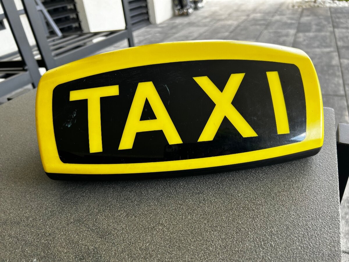 Svítilna transparent  Taxi ,,Hale,,