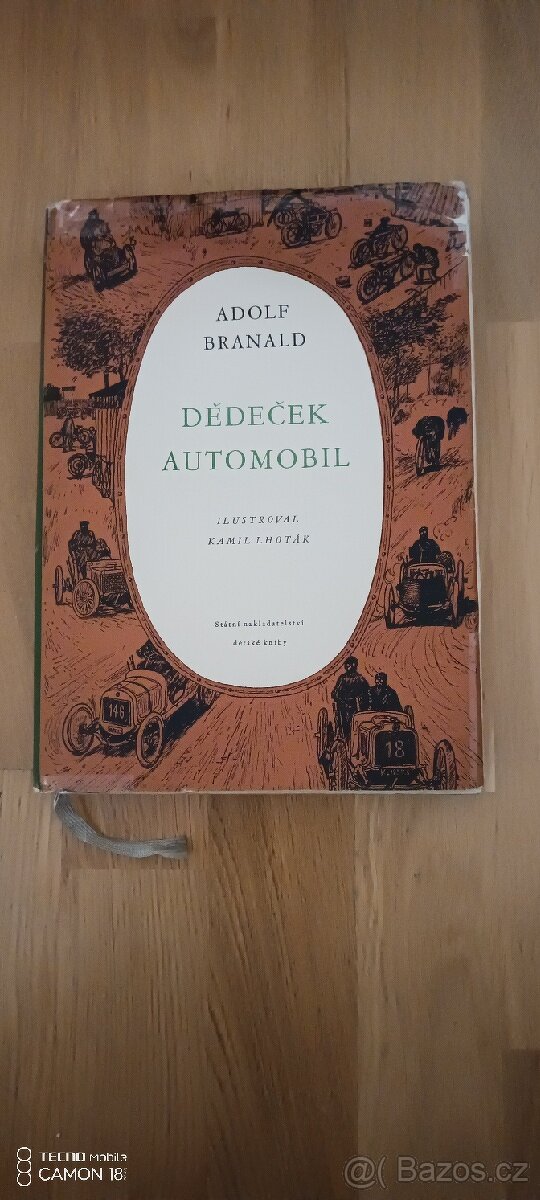 Stará dětská kniha-Dědeček automobil A.Branald