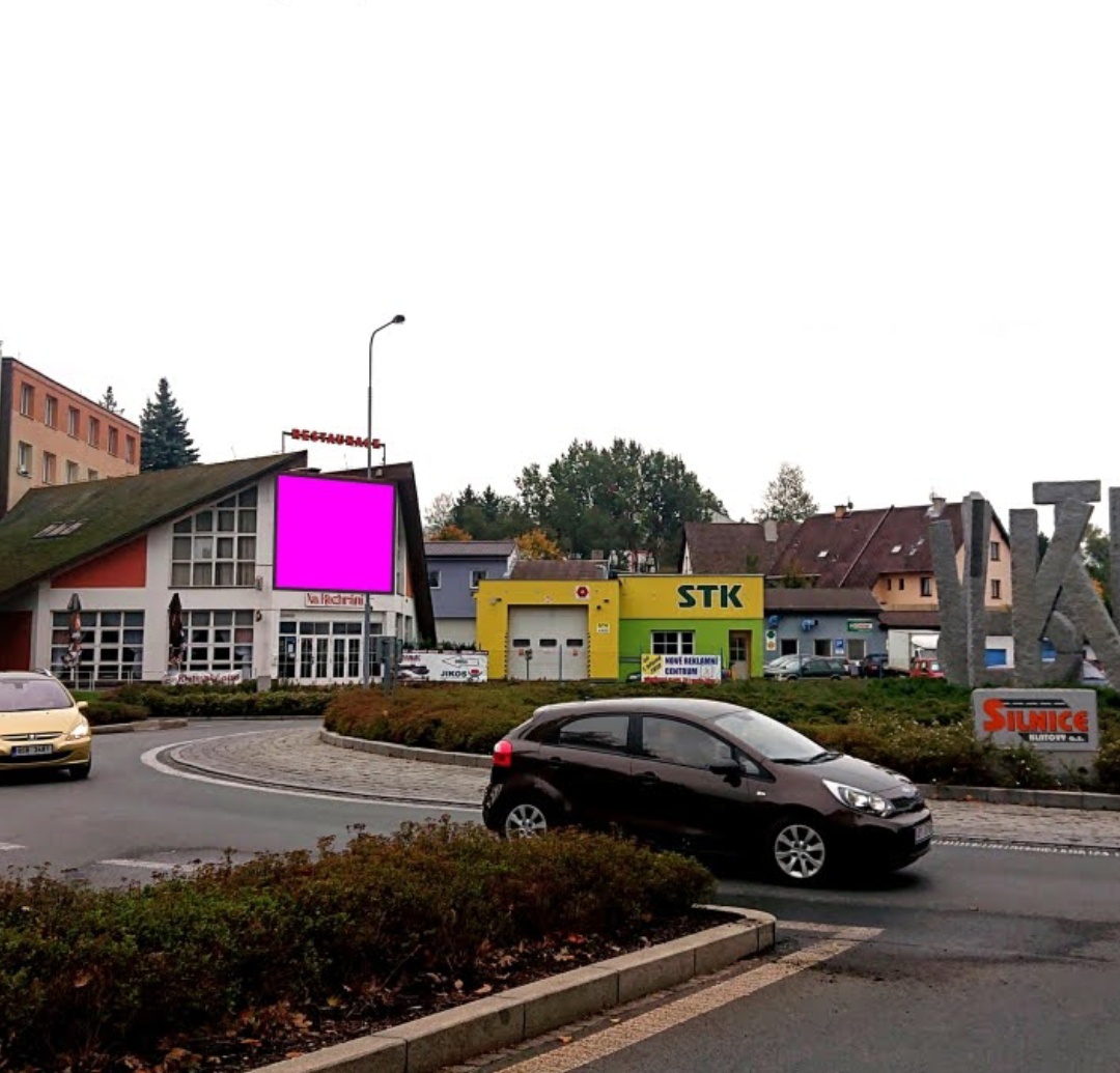 Reklamní plocha Klatovy - Kruhový objezd u Nemocnice