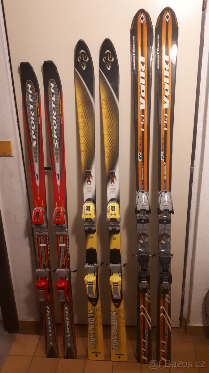 Lyže Völkl P40, SPORTEN Carspo, MERLIN SuperCare