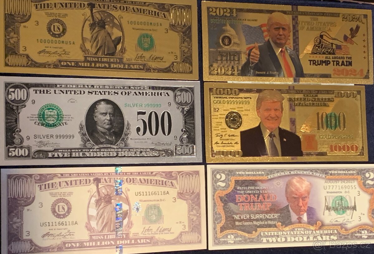 artefakty vydané k volbě prezidenta USA