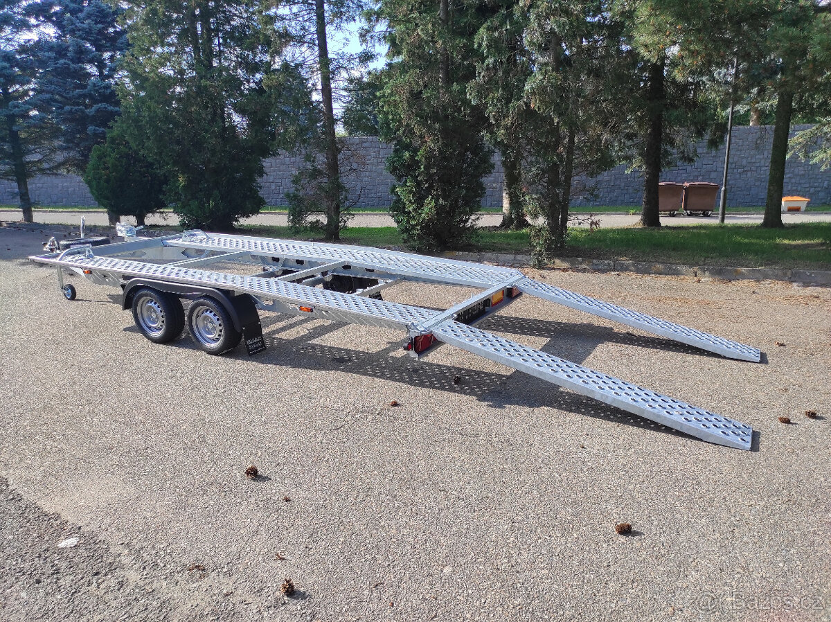 Snížený vlek na auta, 450x210cm, 2700/510kg, možno VDI2700
