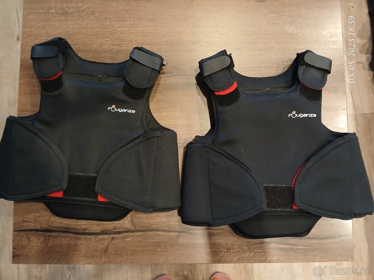 Dětská jezdecká vesta Fouganza