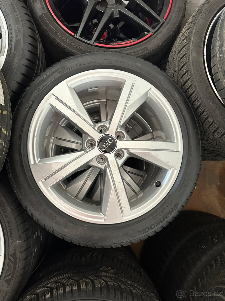 5x100r17 215/45r17 zimní jak nový