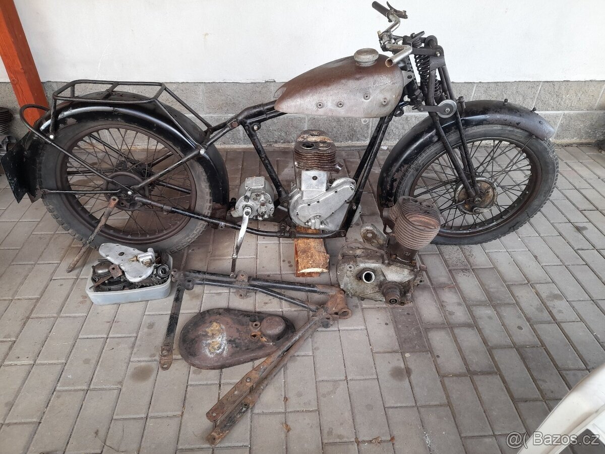 Bsa 350 sv l-32 - výměna za Jawa pérák