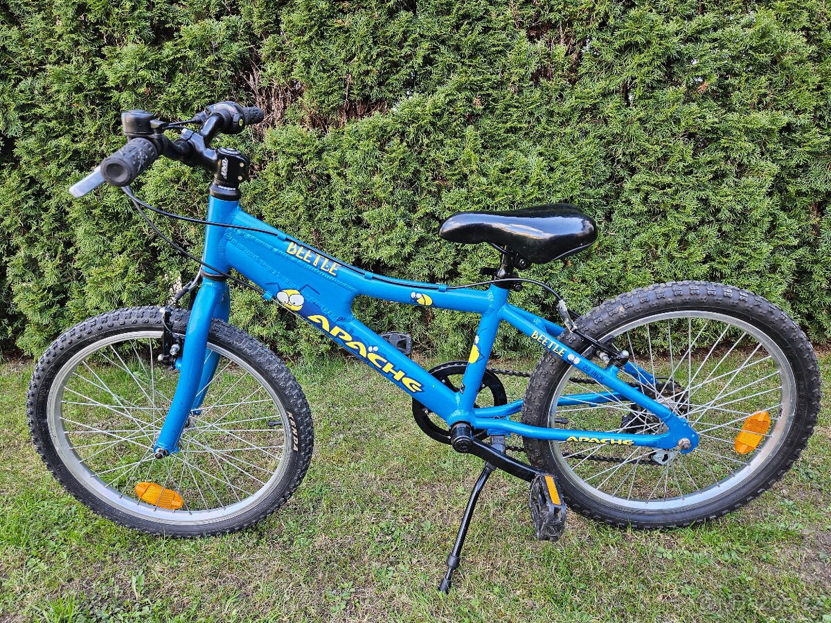 Dětské 20" horské hliníkové kolo APACHE, rám 11" od 110 cm