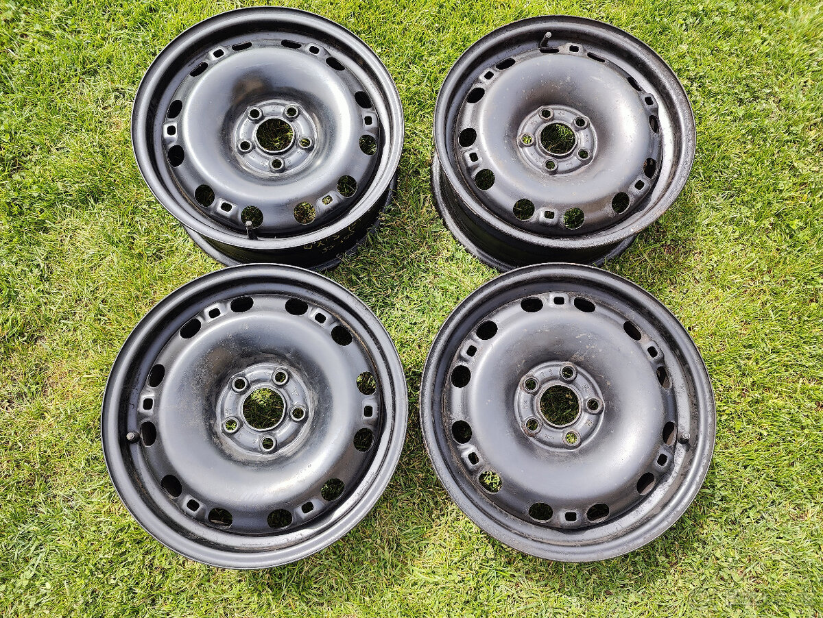 Disky-sada 5x100, 6Jx15 ET38 Škoda Rapid, Fabia 3 atd.