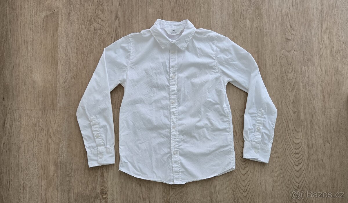 H&M bílá košile vel 134