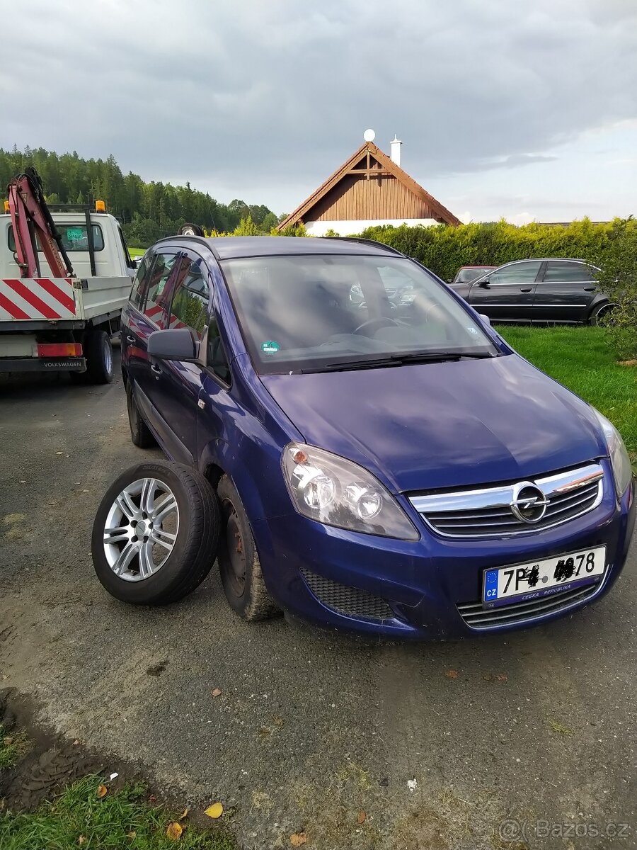 Opel Zafira 1,8 103 kW, 7 míst, přestavba LPG,