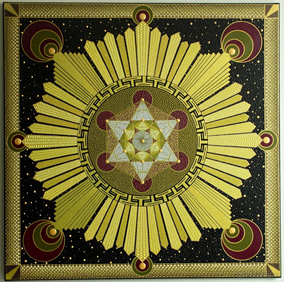 Mezi Vesmírem a Zemí 80x80 cm