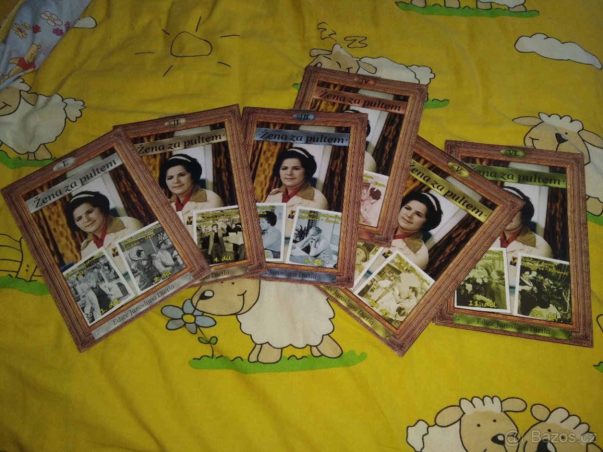 komplet sediál 6 DVD Žena za pultem Švorcová