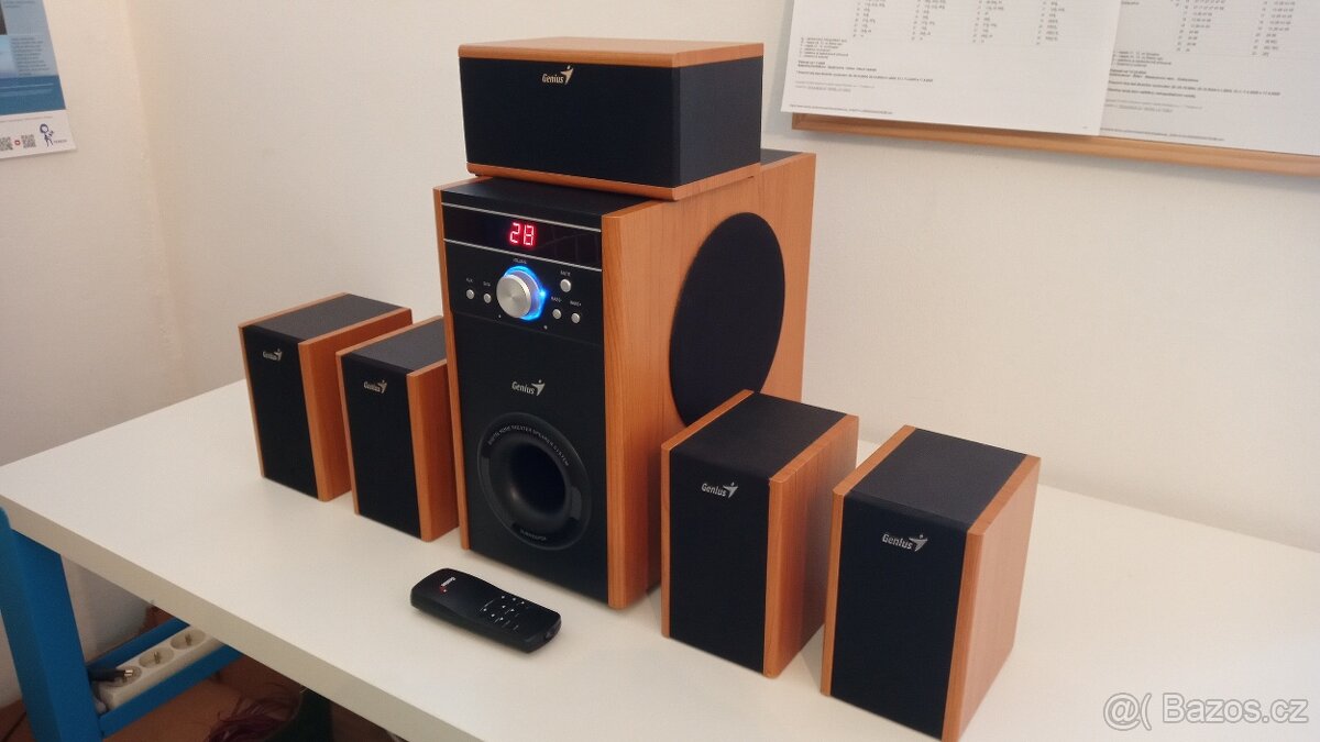 Reproboxy domací kino Genius SW- HF 5.1