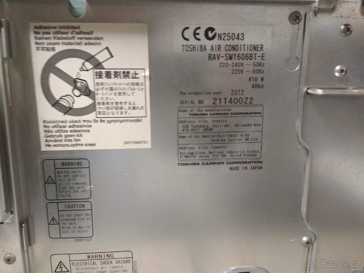 Klimatizace TOSHIBA