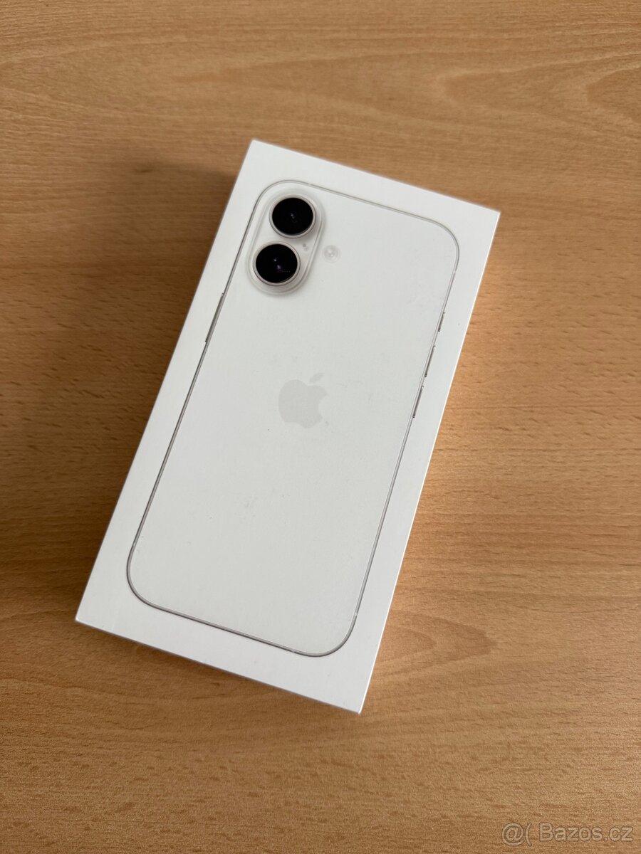 iPhone 16 128gb v bíle barvě