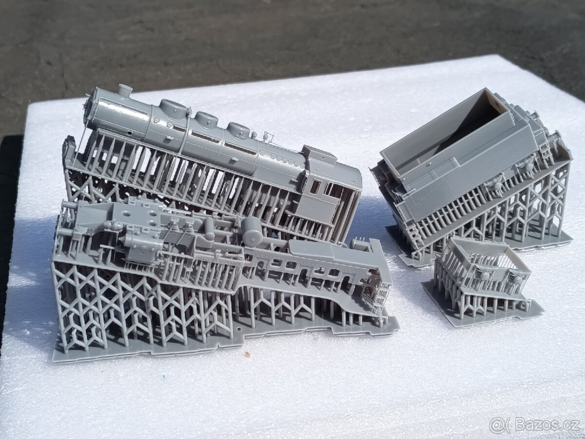 3d tisk modelů lokomotiv TT a N