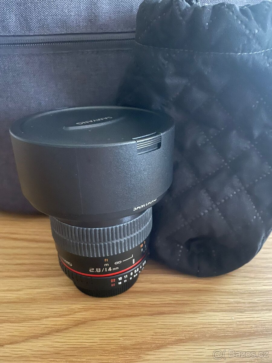 📸 Samyang 14mm f/2.8 pro Nikon - jako nový