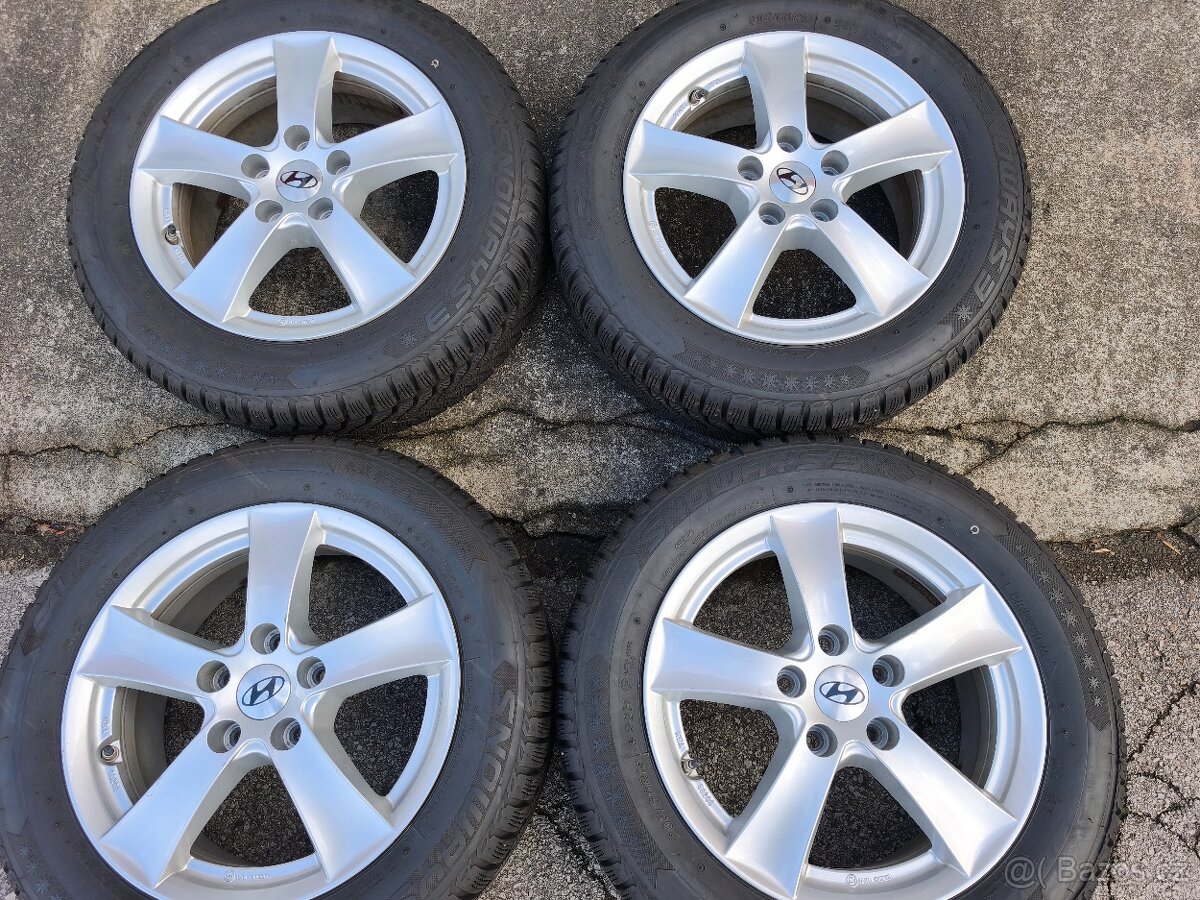 Alu kola 5x114,3 r16 na Hyundai IONIQ zimní pneu 205/60 r16