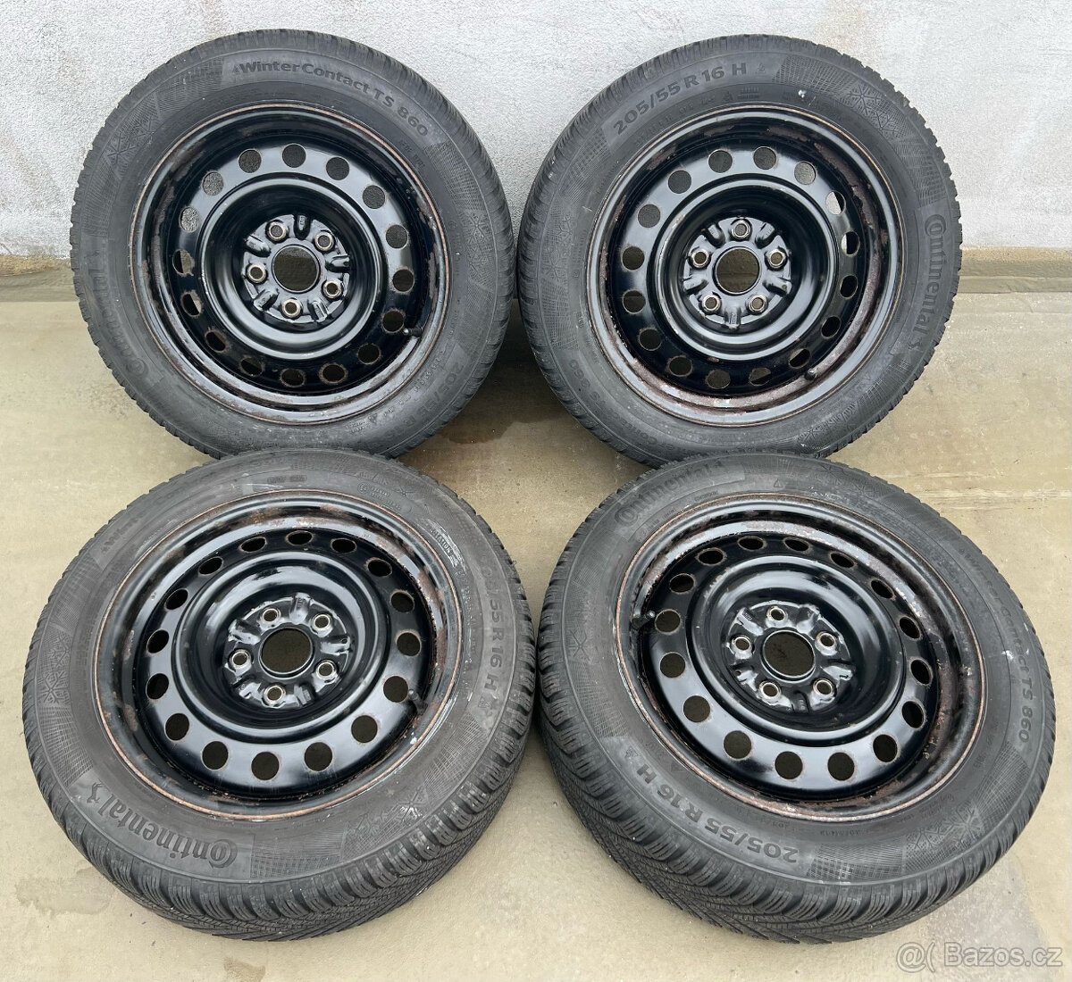 205/55R16 91H zimní sada TOYOTA AURIS 6,5x16 5x114,3 ET45