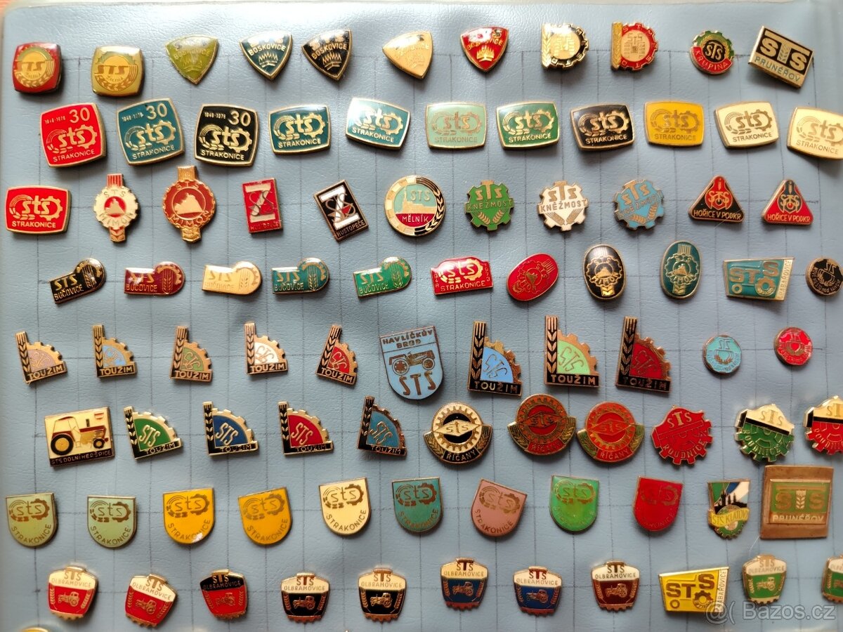STS - ZEMĚDĚLSTVÍ - SBÍRKA ODZNAKŮ.