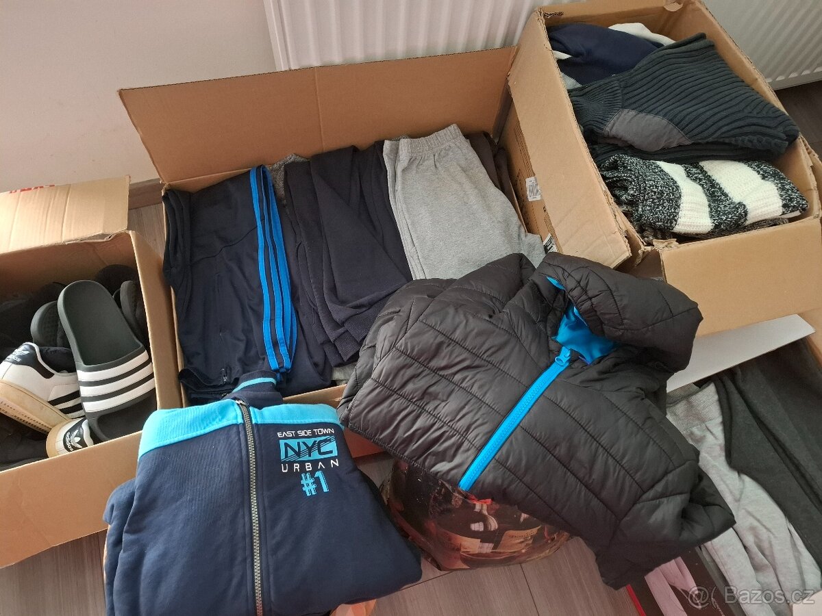 Mega balík oblečení na kluka vel. 122/128/134/140/144
