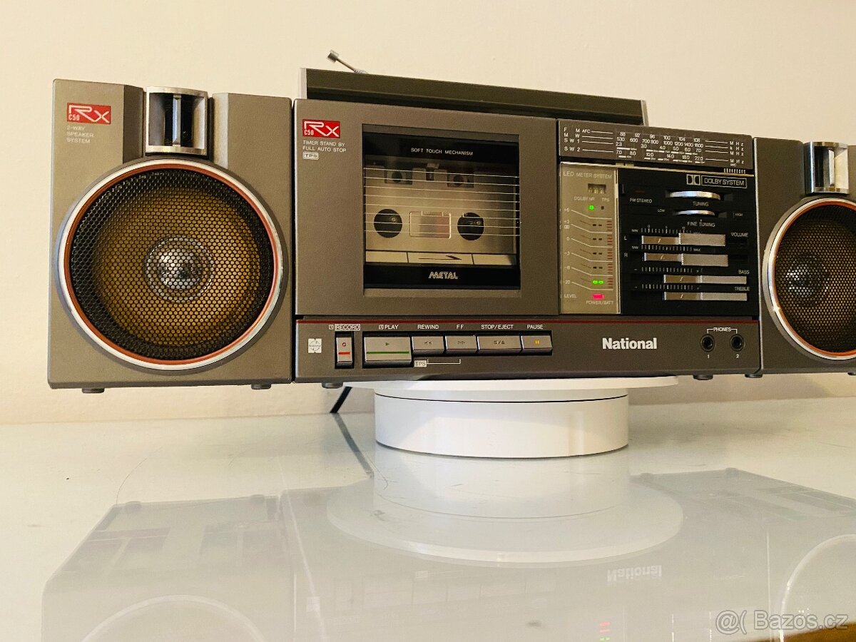 Radiomagnetofon National RX-C 50, rok 1983