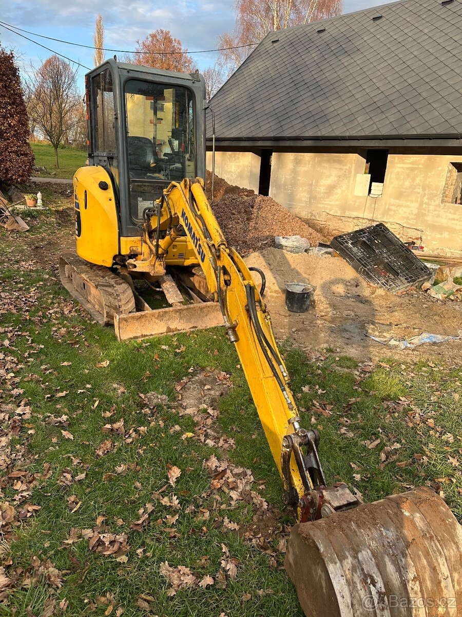 Komatsu PC20 MR, pásový bagr