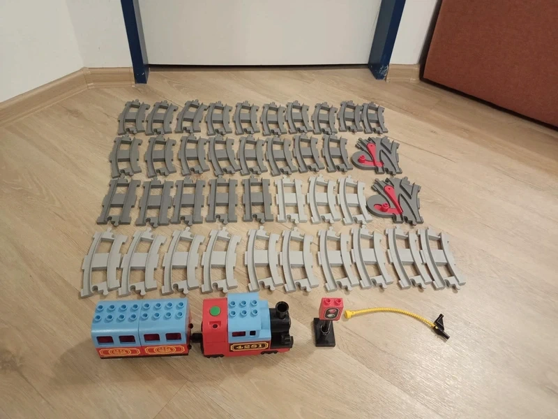 lego duplo vláček, koleje