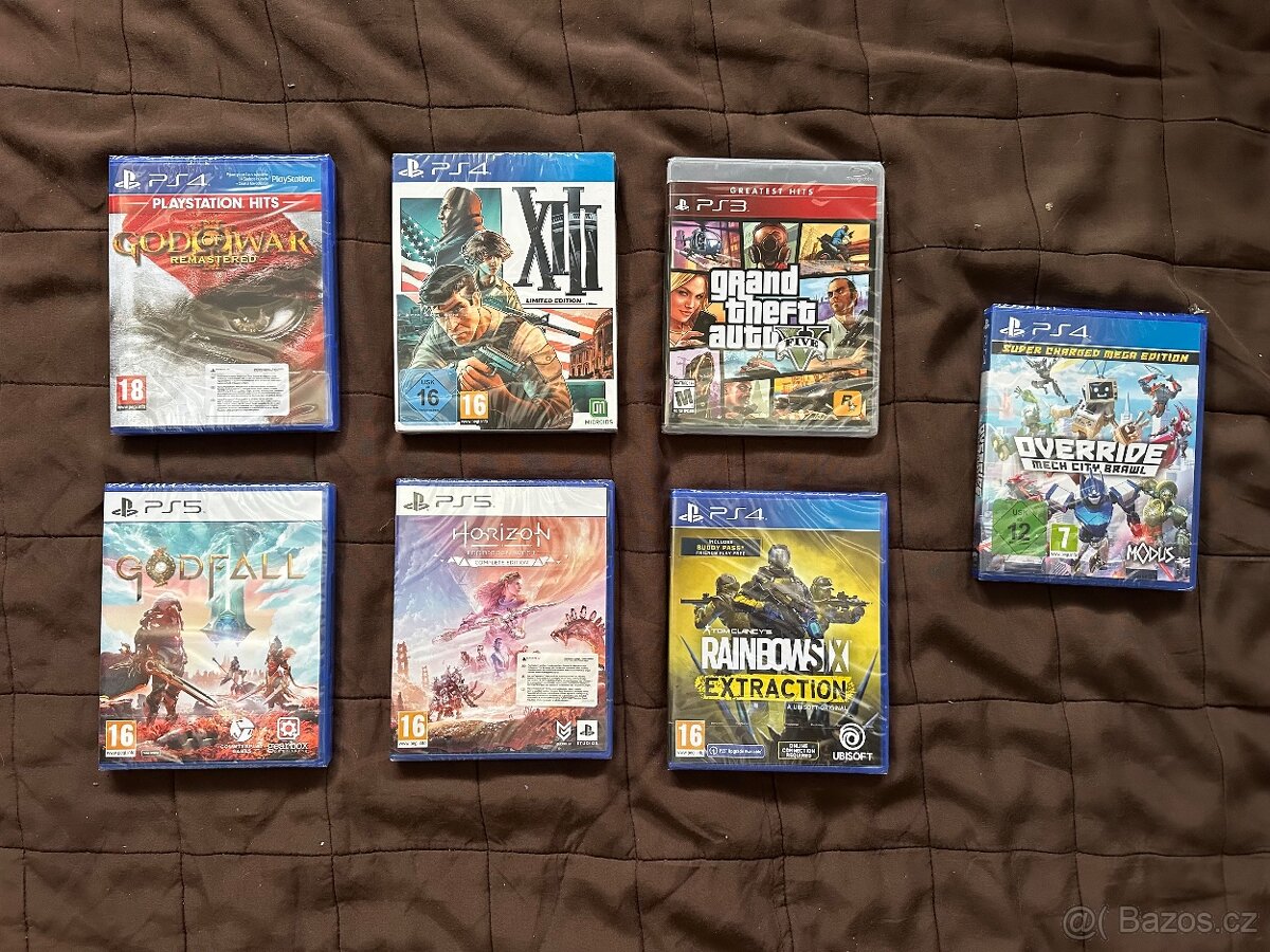 Hry na PS4/PS5 Nerozbalené - Ceny v popisku