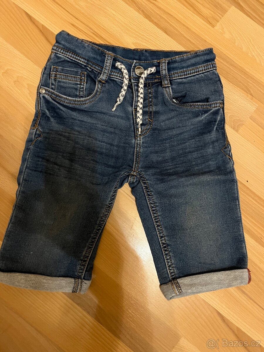 Riflové dětské kraťasy vel.122