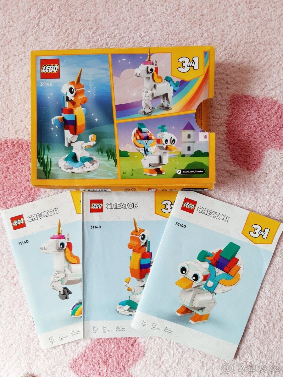 Lego creator 3v1 kouzelný jednorožec