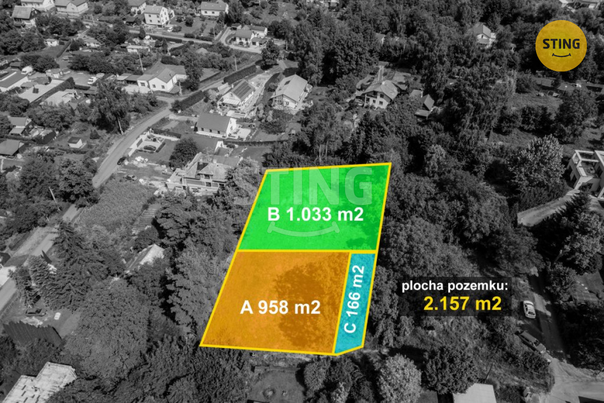 Prodej stavebního pozemku 958 nebo 1033 m2 v Michálk, 133077